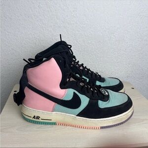 Nike Air Force 1 High Have A Nike Day Men's Size 10 Shoes C12306-300 Pink Blue